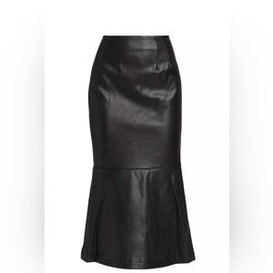 Staud Laurel Vegan Leather Skirt